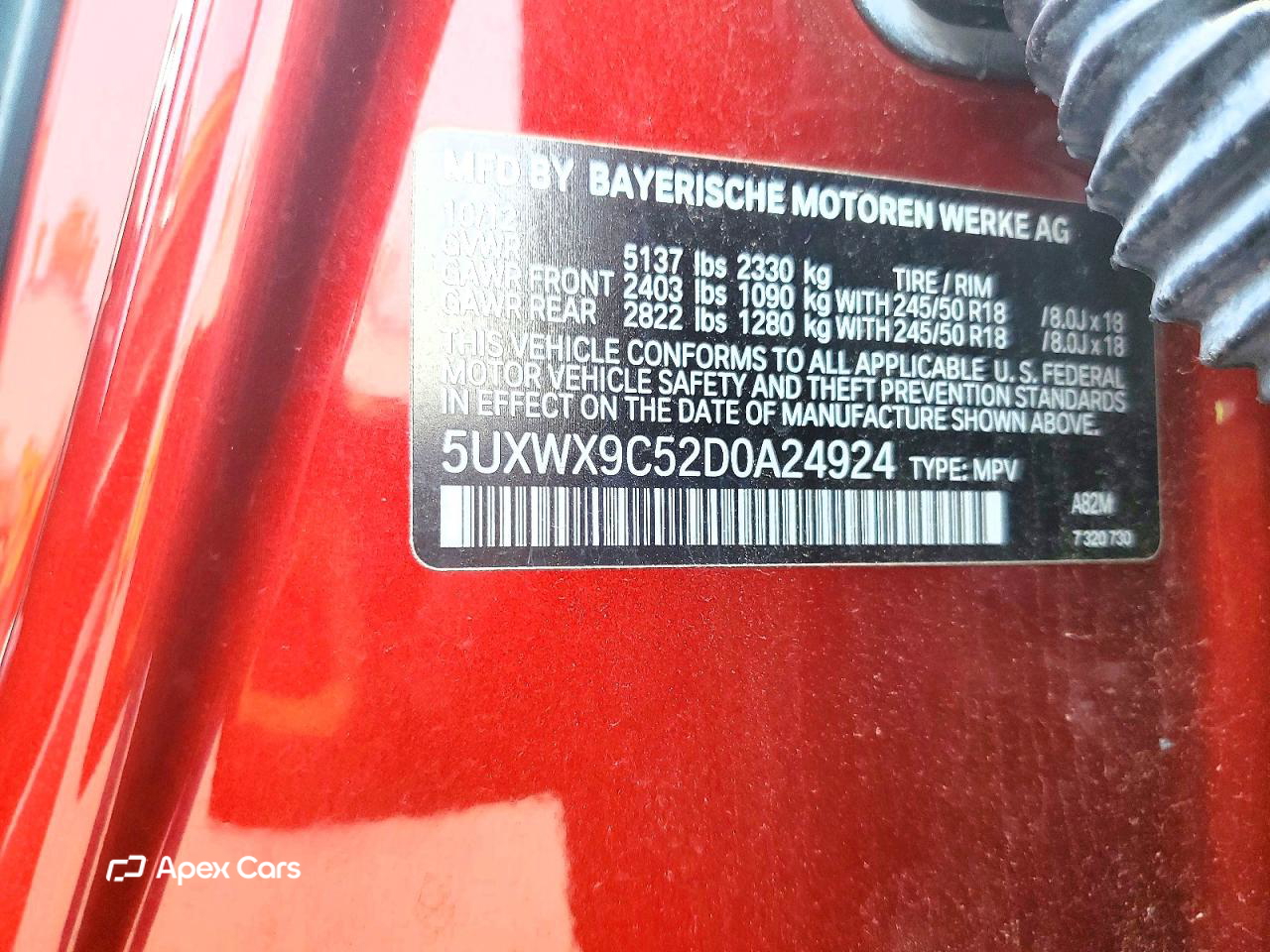 BMW X3 2013