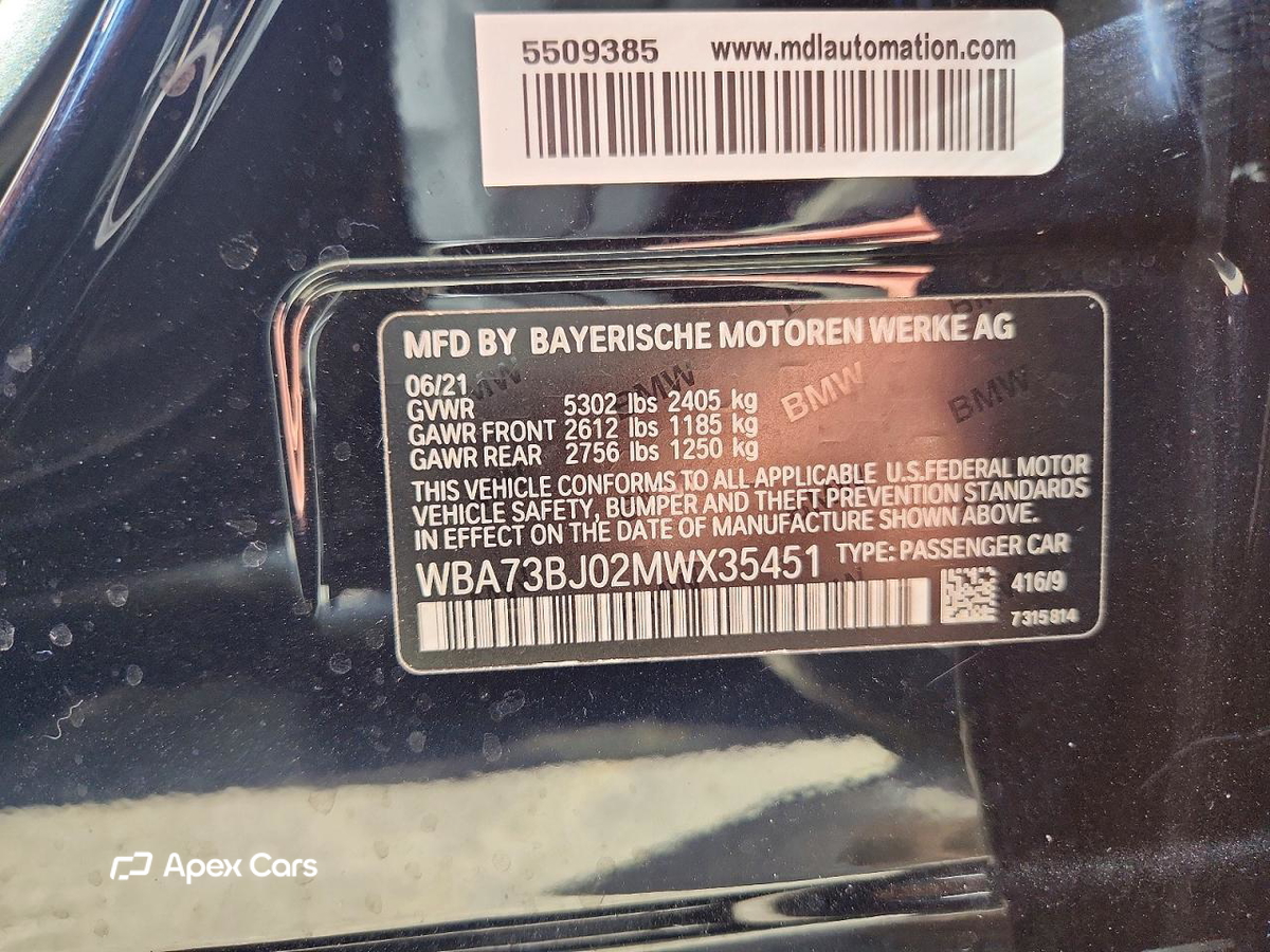 BMW Series 5 2021