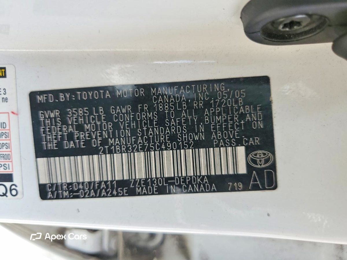 Toyota Corolla 2005