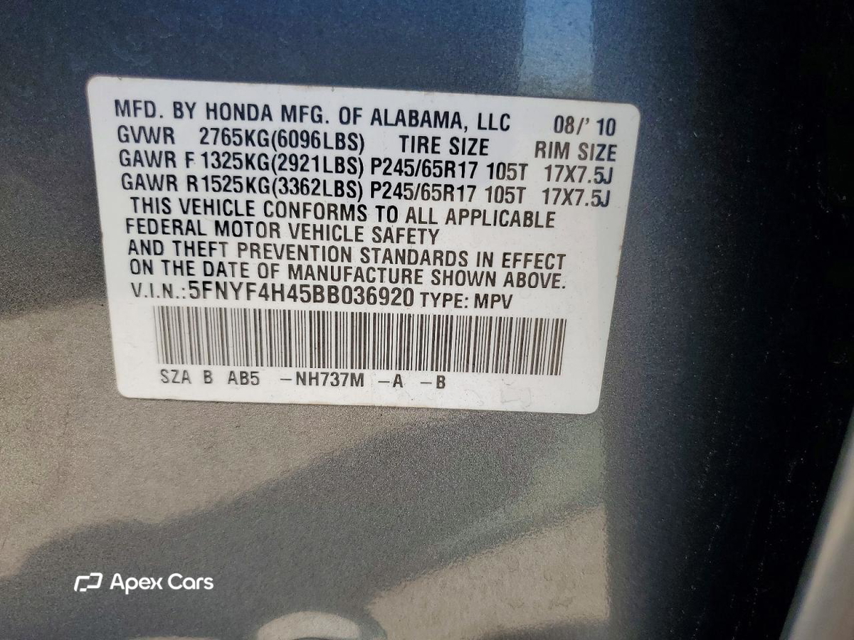 Honda Pilot 2011