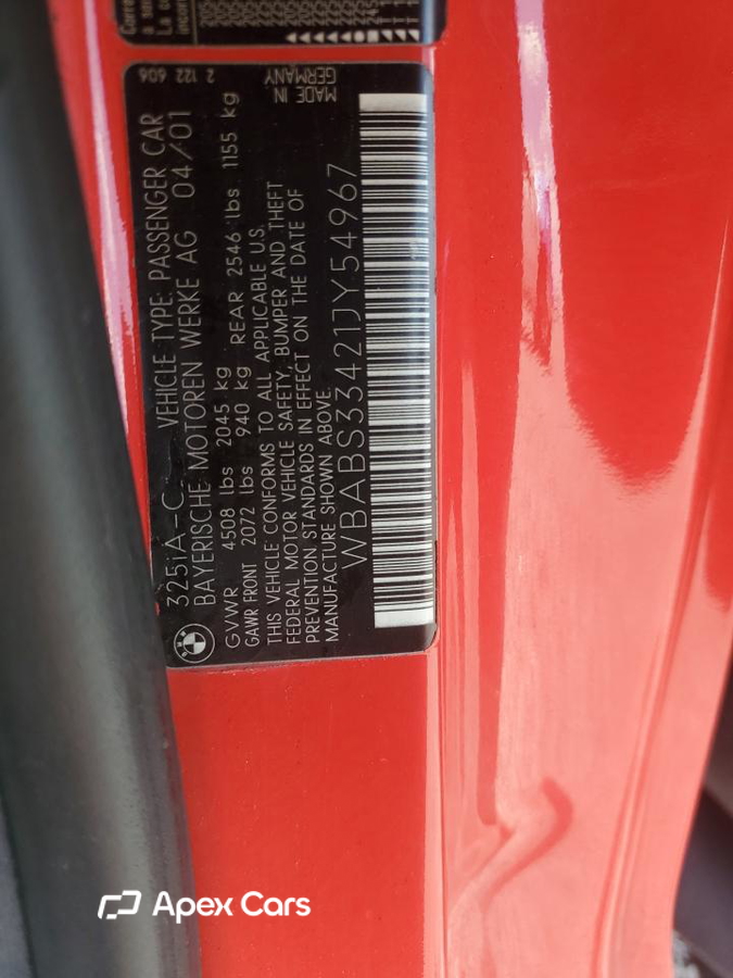BMW Series 3 2001