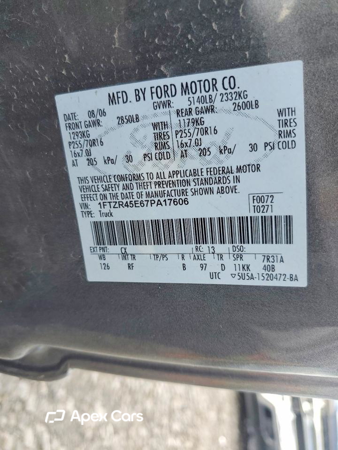 Ford Ranger 2007