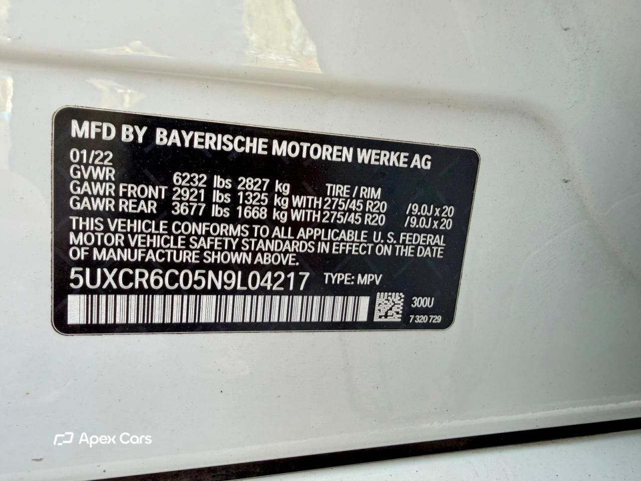 BMW X5 2022