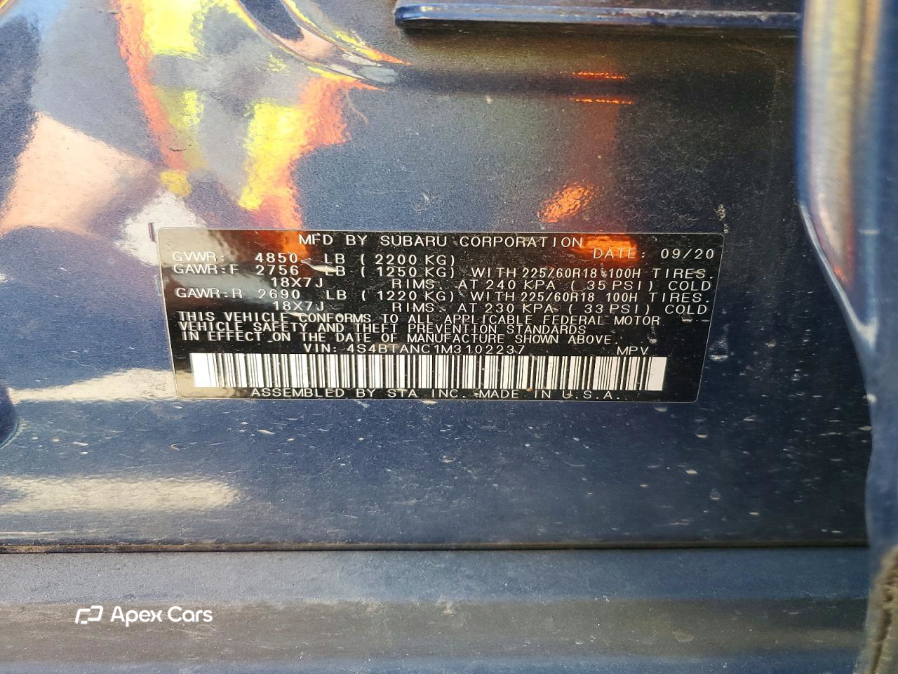 Subaru Outback 2021