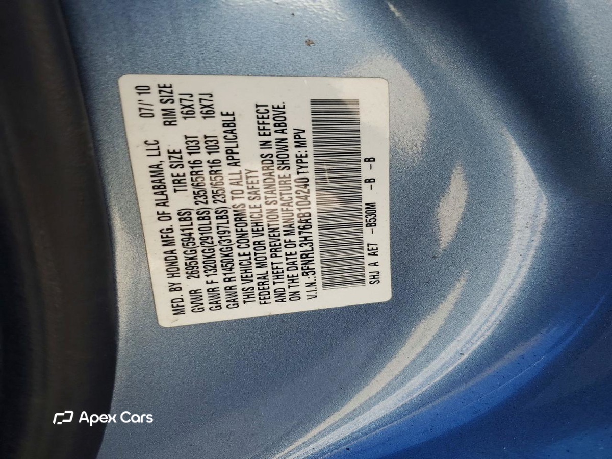 Honda Odyssey 2010