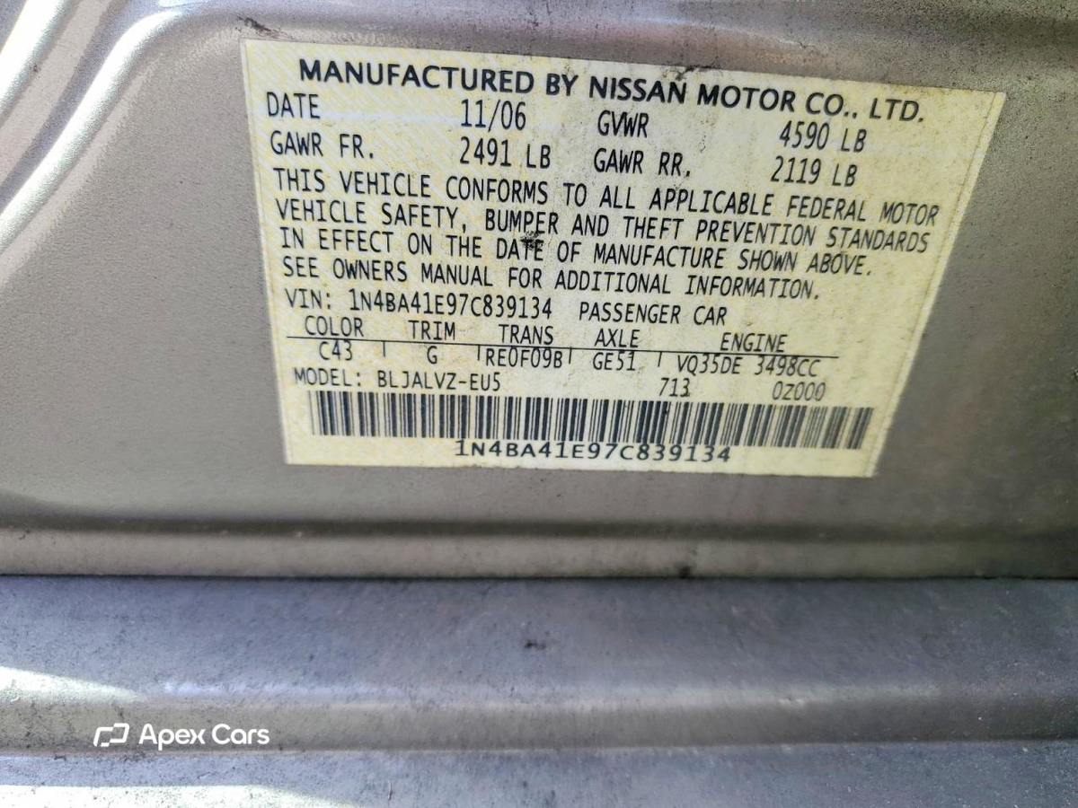 Nissan Maxima 2007