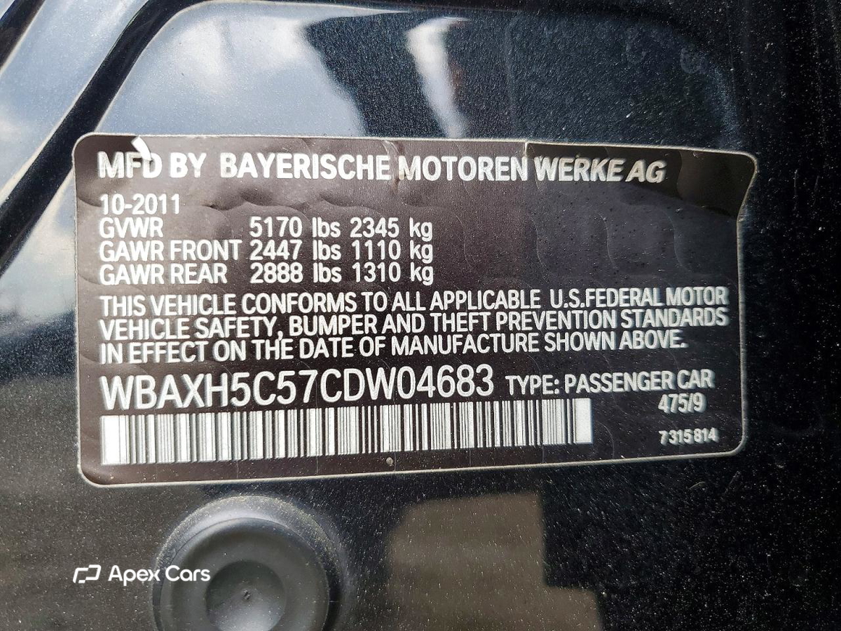 BMW Series 5 2012