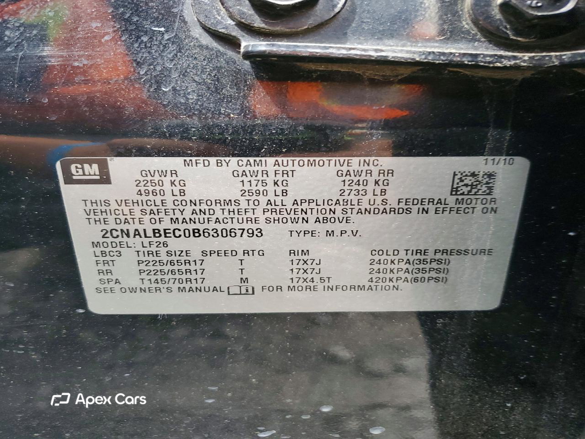 Chevrolet Equinox 2011
