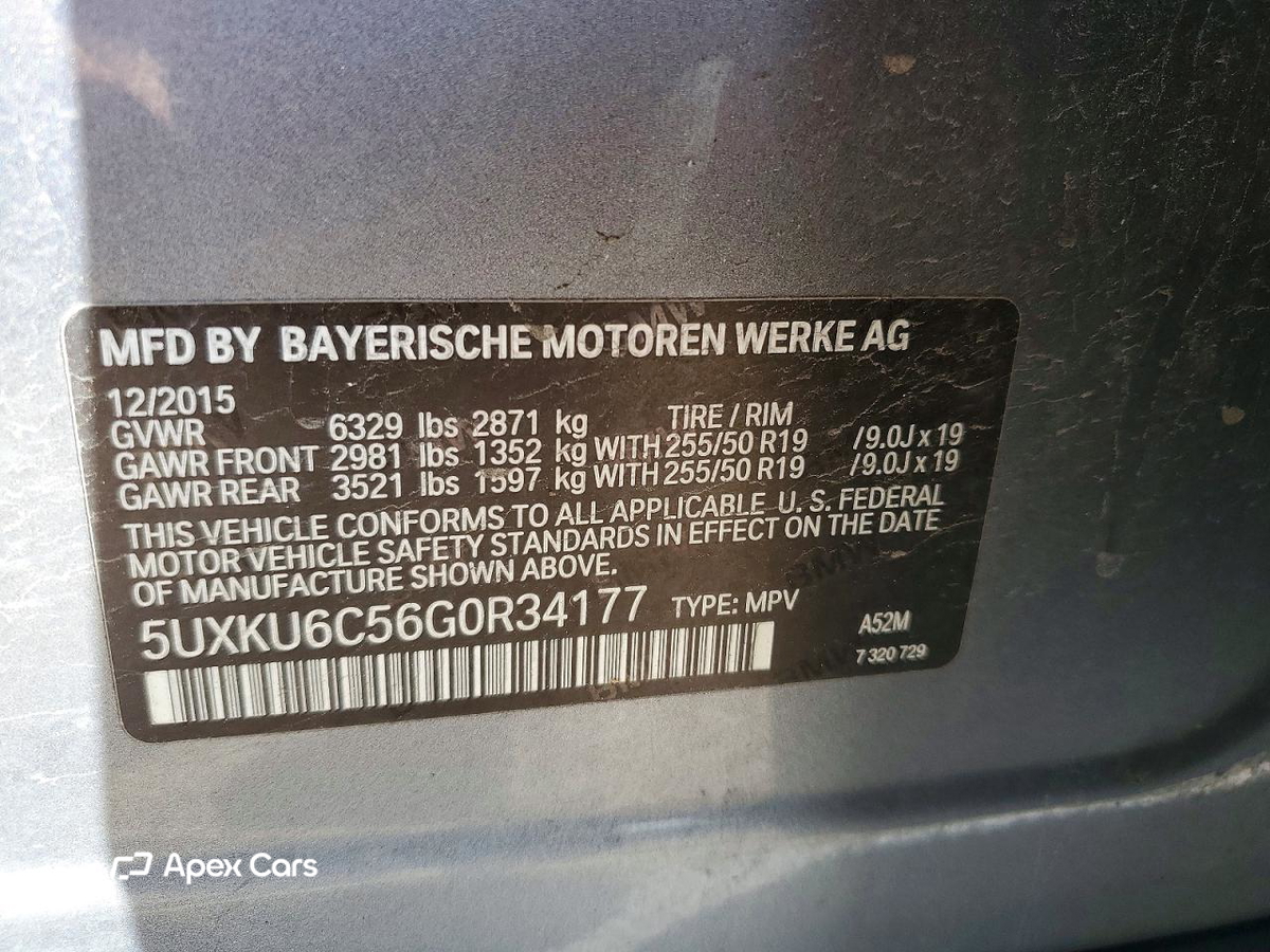 BMW X6 2016