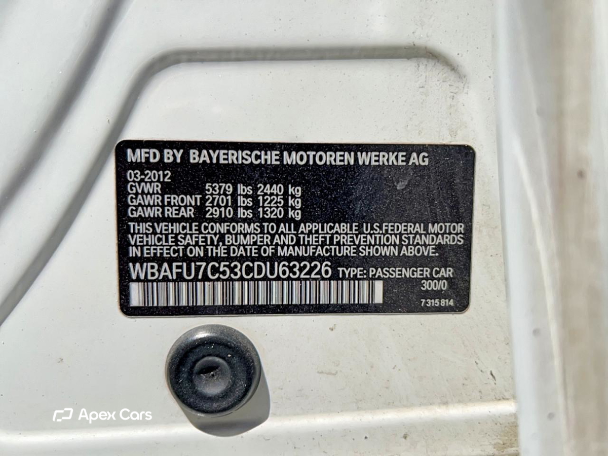 BMW Series 5 2012