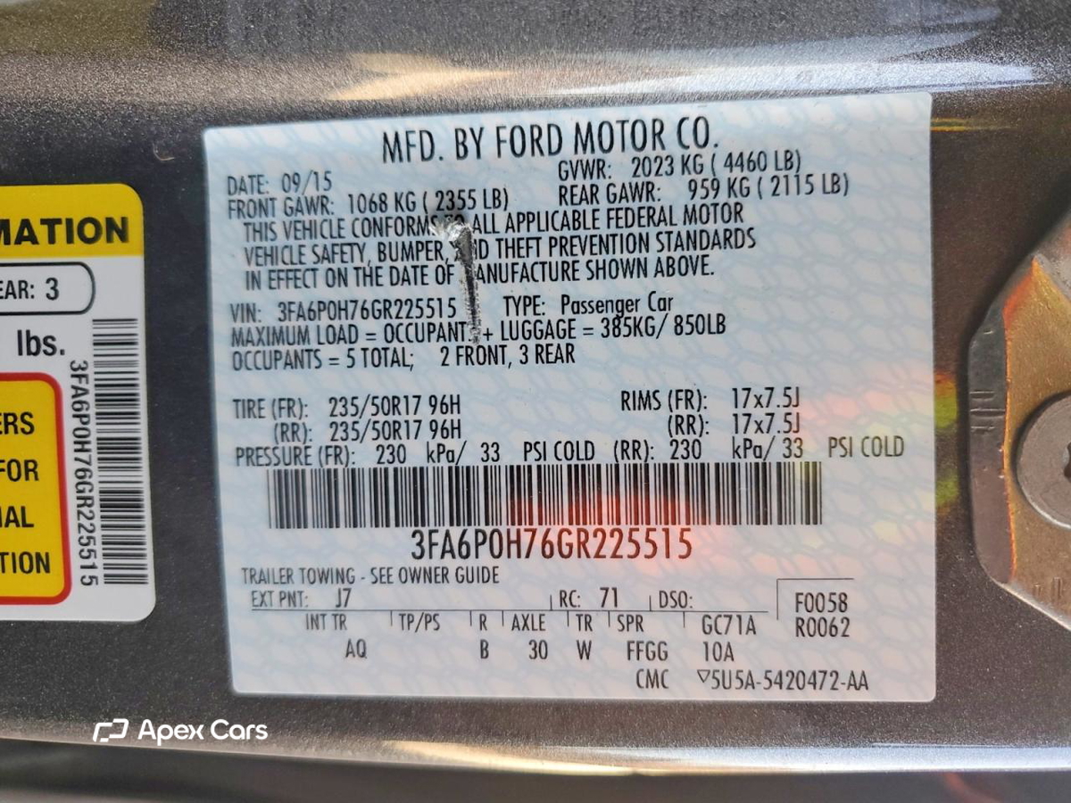 Ford Fusion 2016
