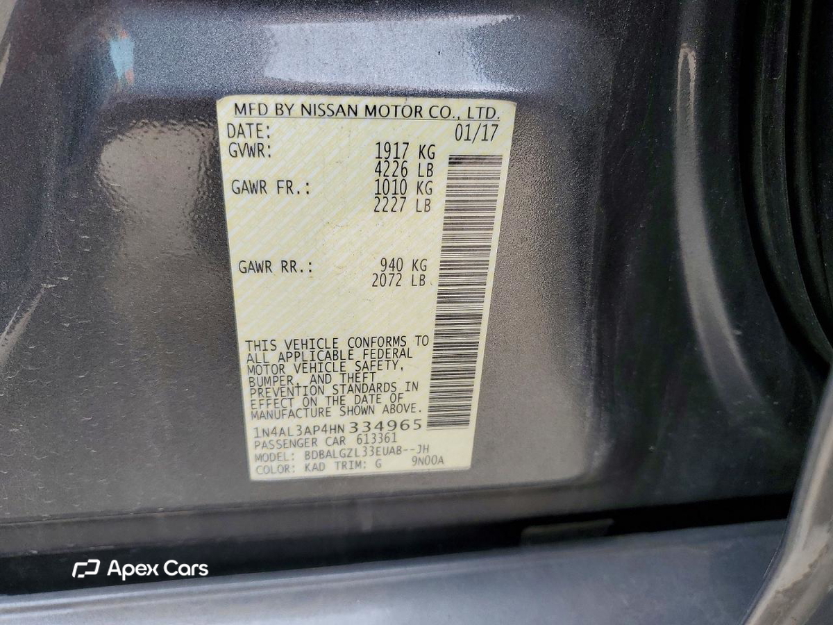 Nissan Altima 2017