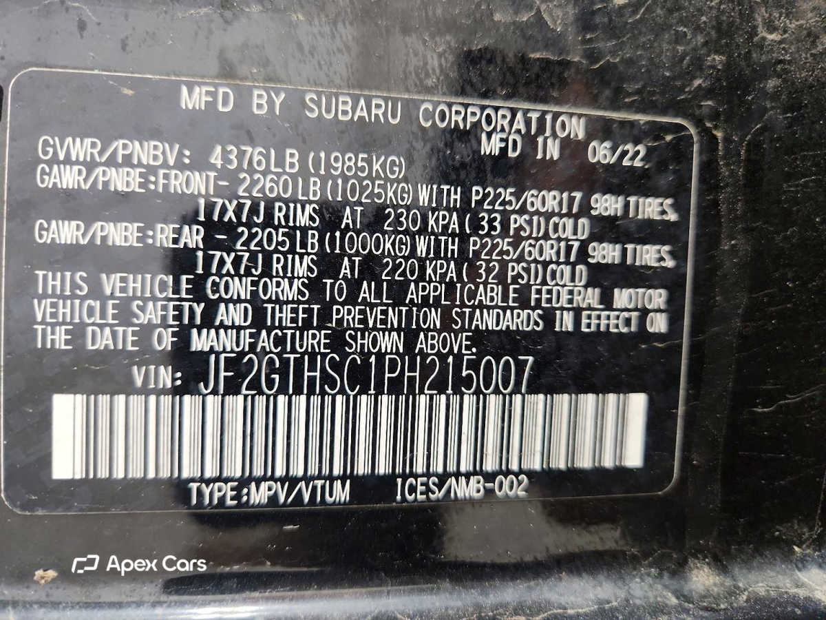 Subaru XV 2023