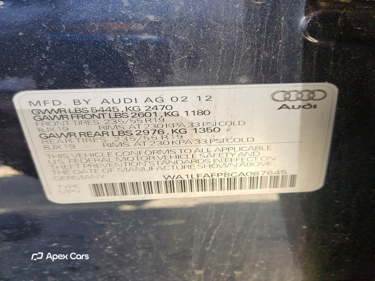Audi Q5 2012