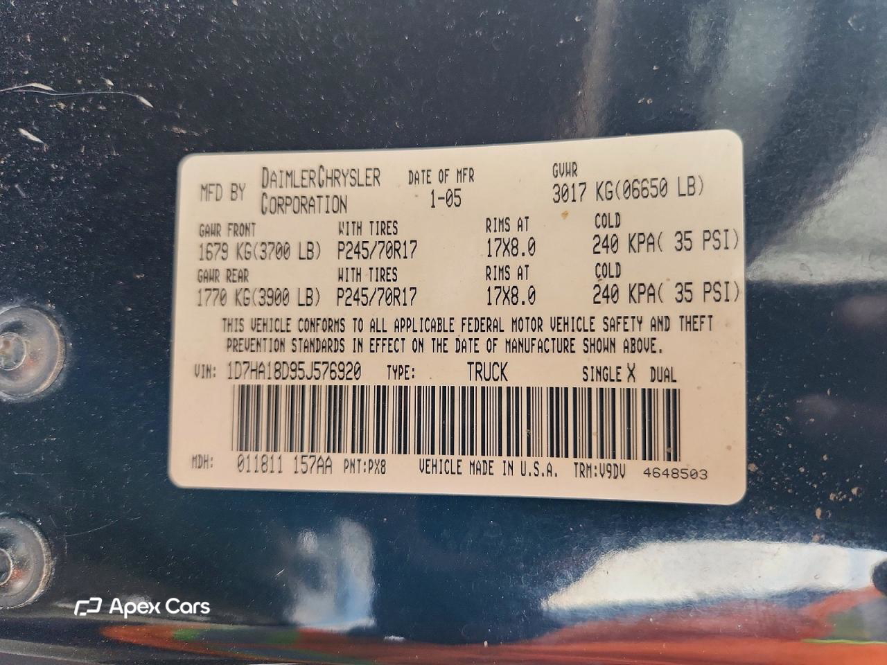 Dodge RAM 2005