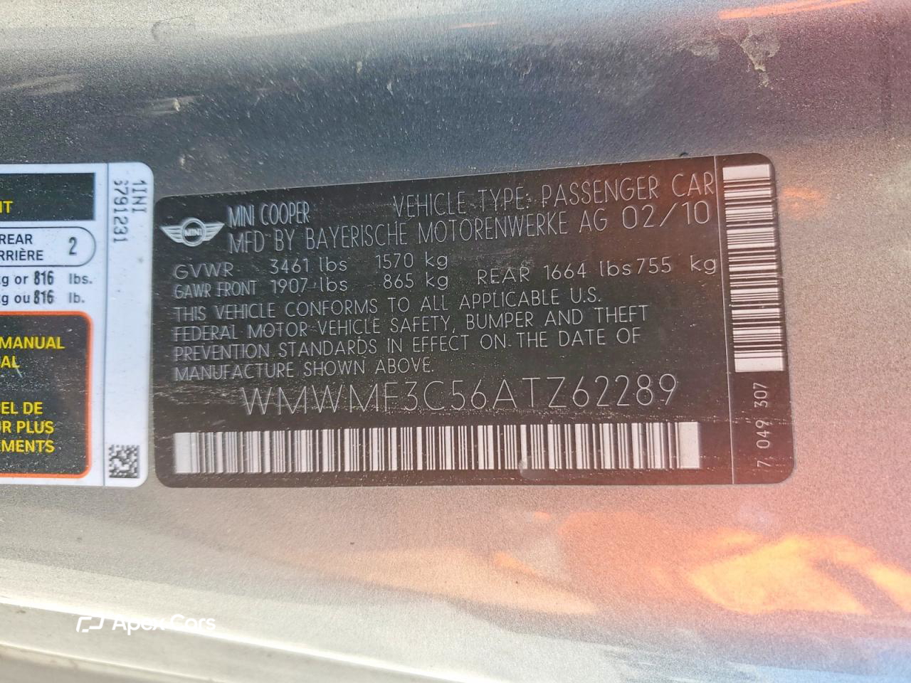 MINI Cooper 2010