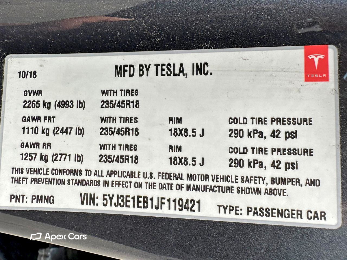 Tesla Model 3 2018