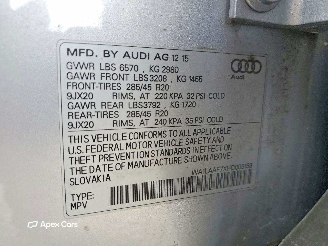 Audi Q7 2017