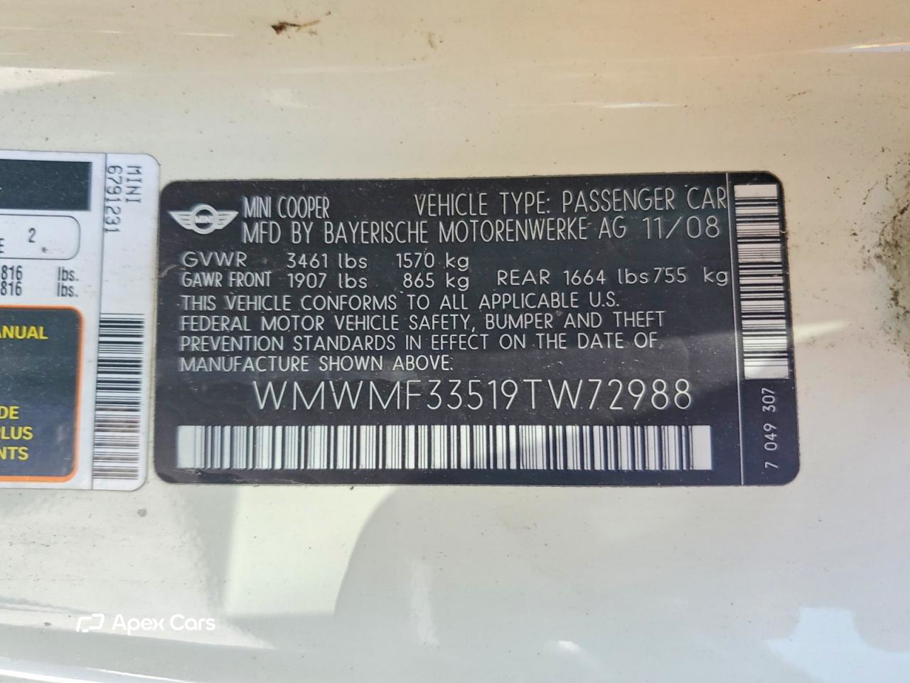 MINI Cooper 2009