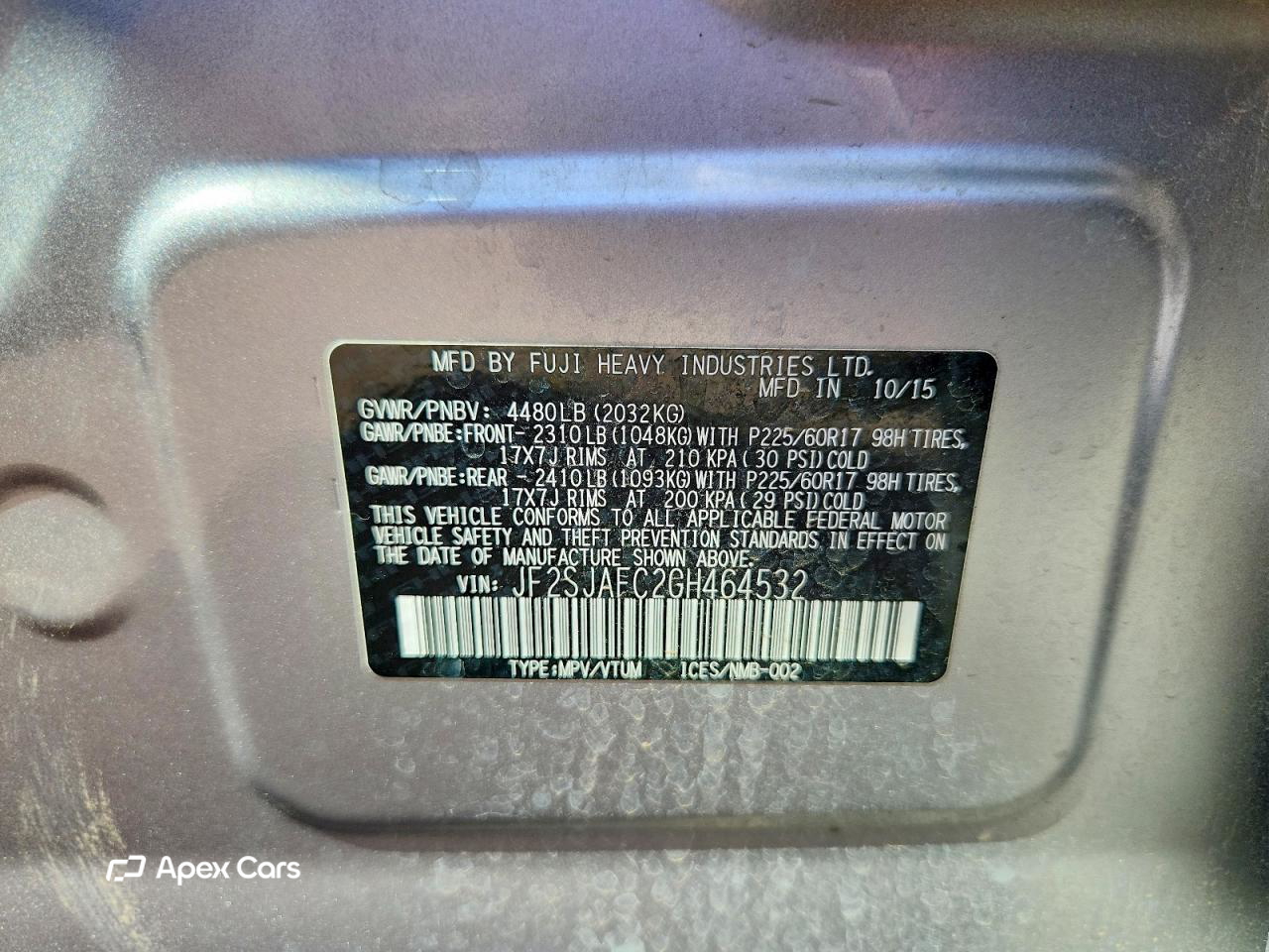 Subaru Forester 2016