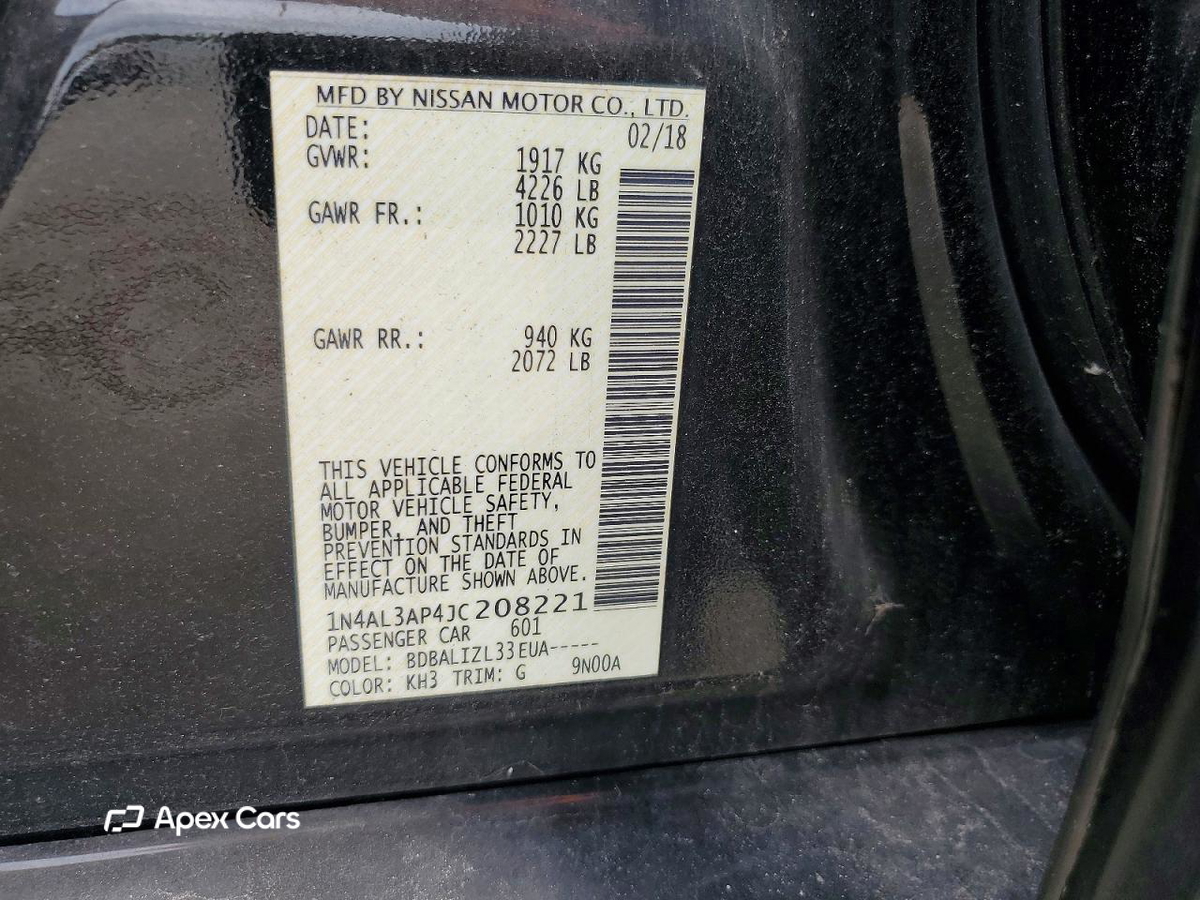 Nissan Altima 2018