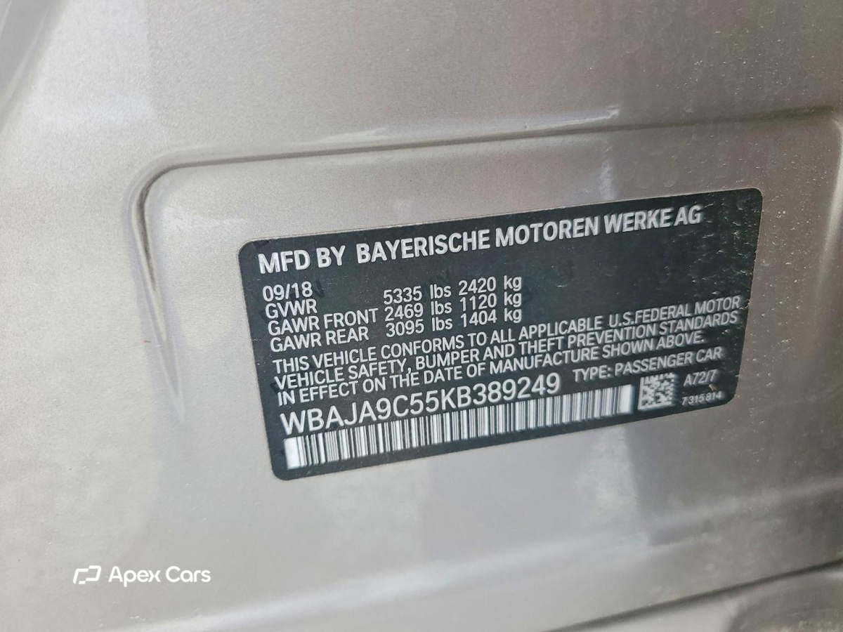 BMW Series 5 2019