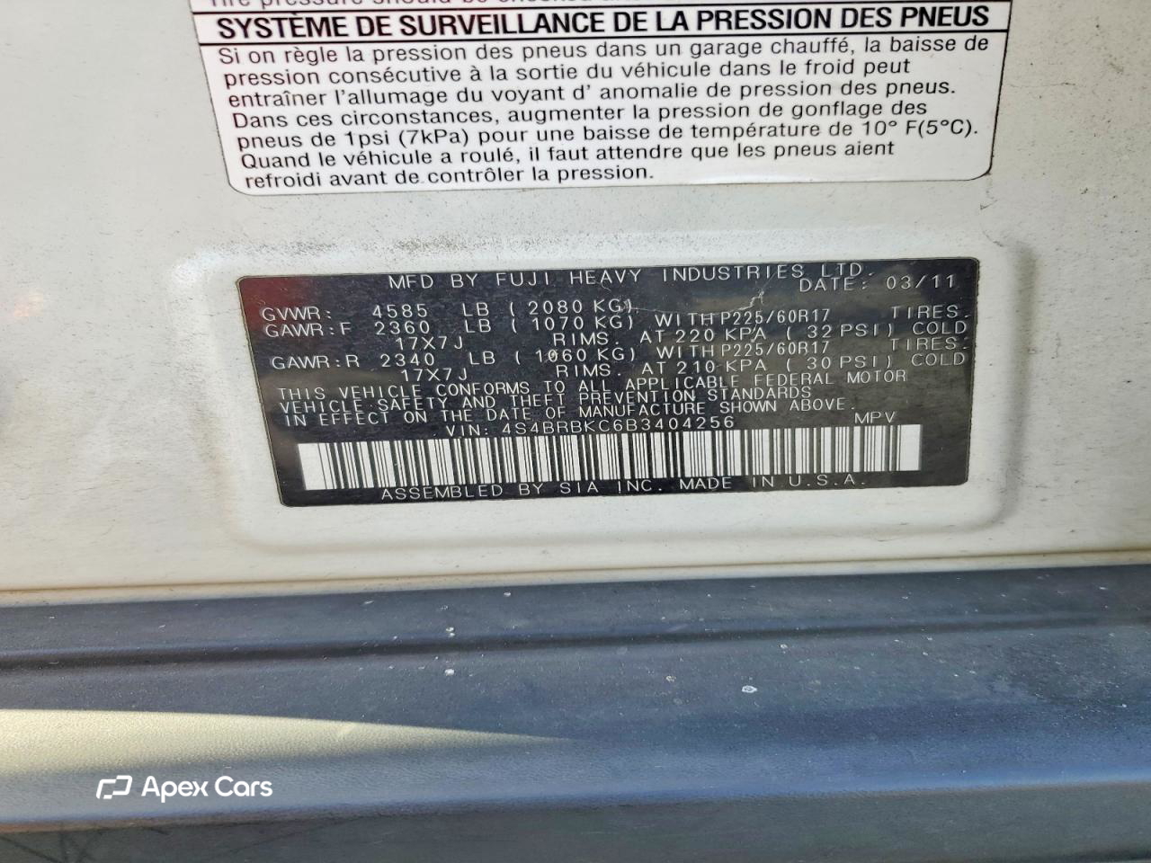Subaru Outback 2011