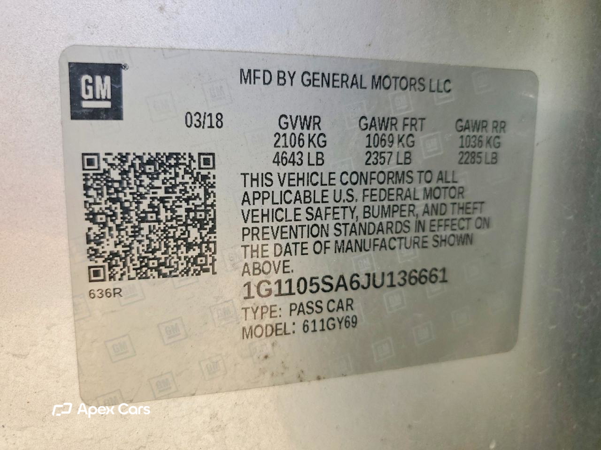Chevrolet Impala 2018