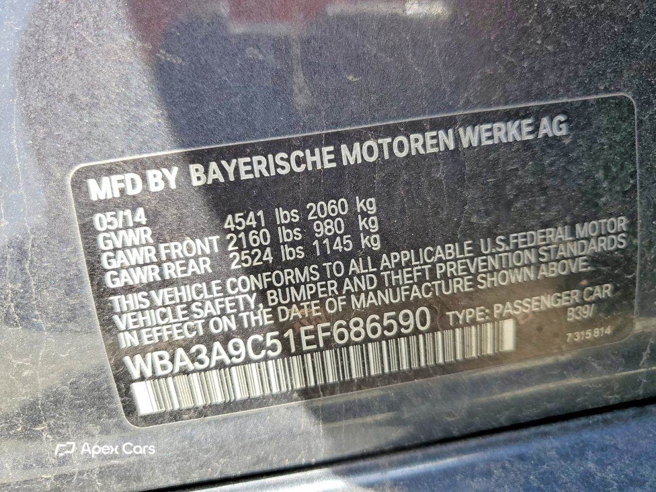 BMW Series 3 2014