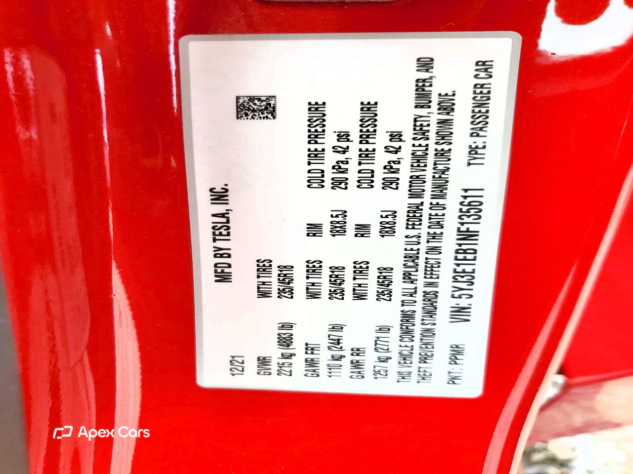 Tesla Model 3 2022