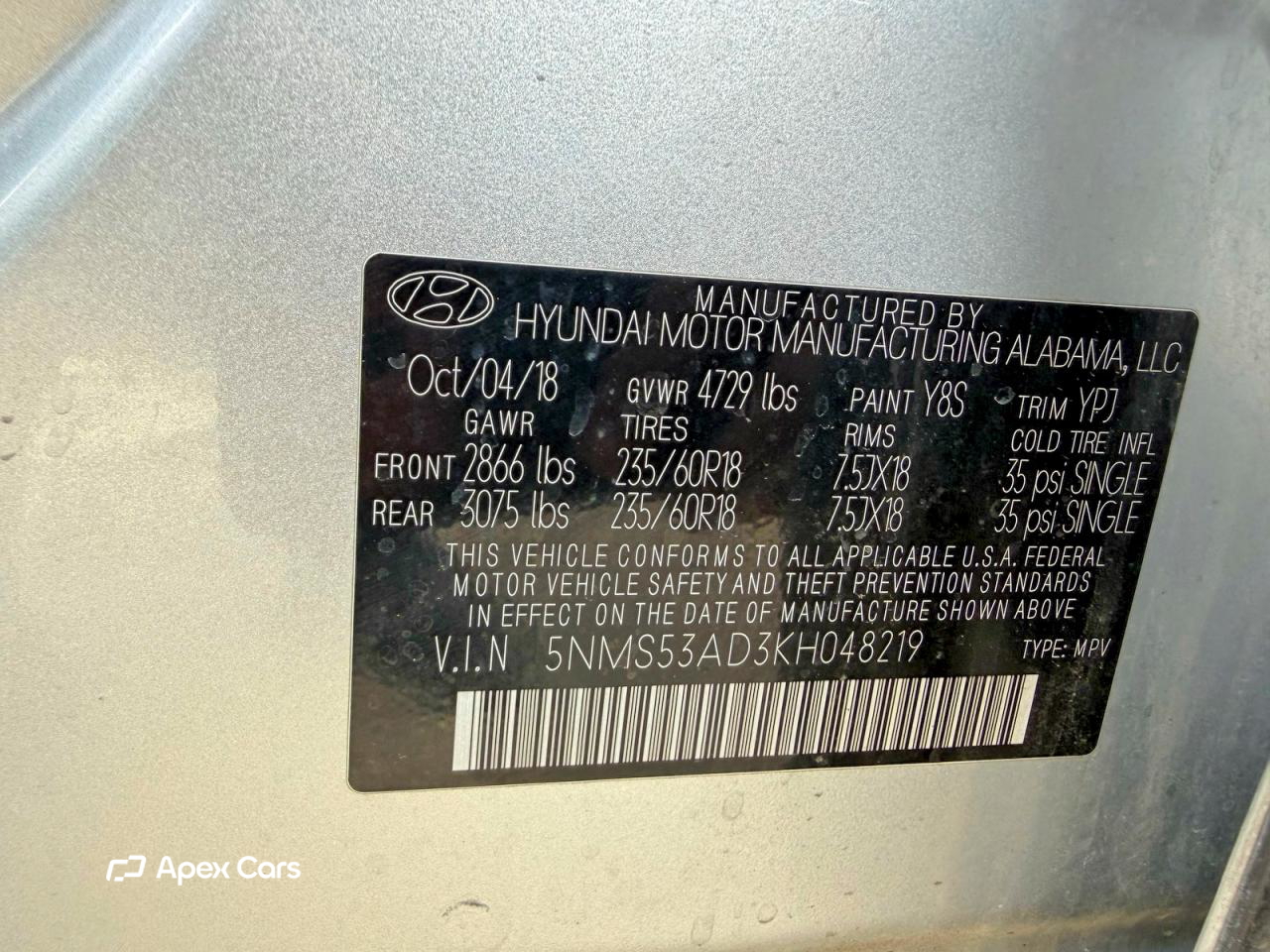 Hyundai Santa Fe 2019