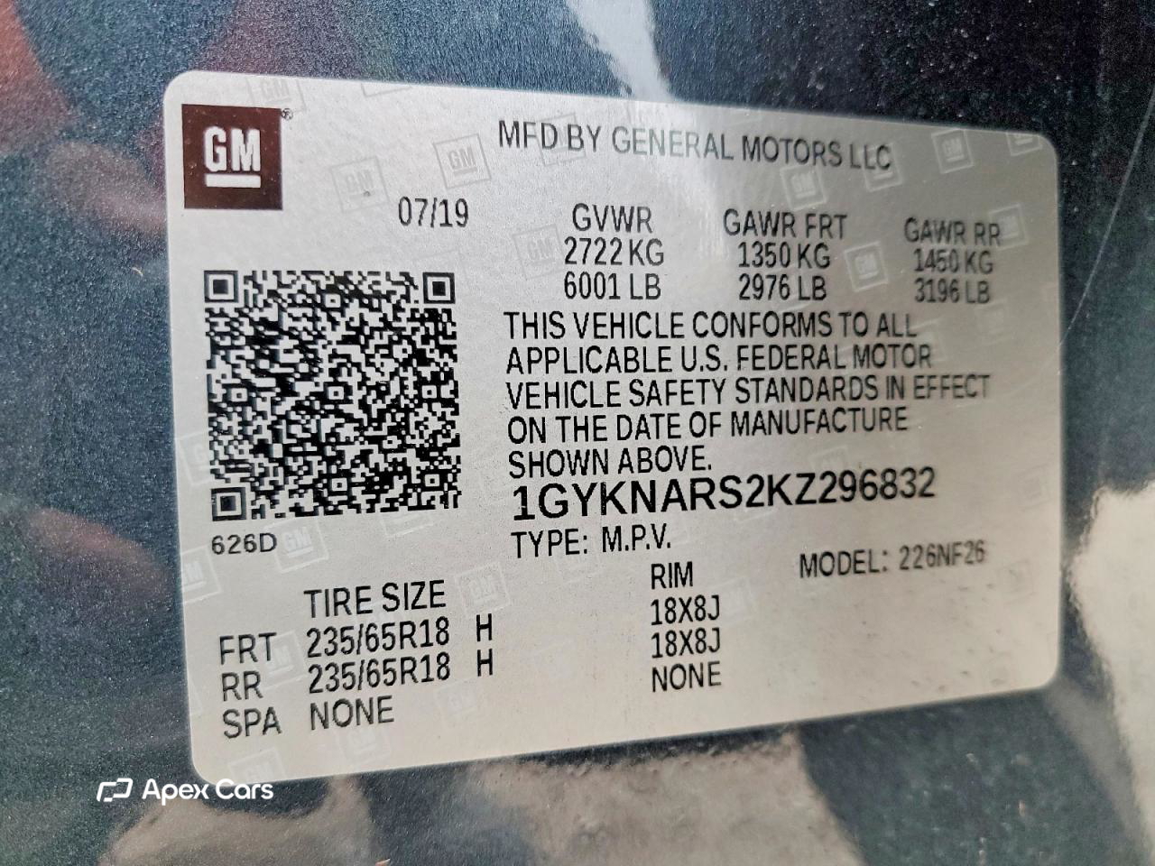 Cadillac XT5 2019