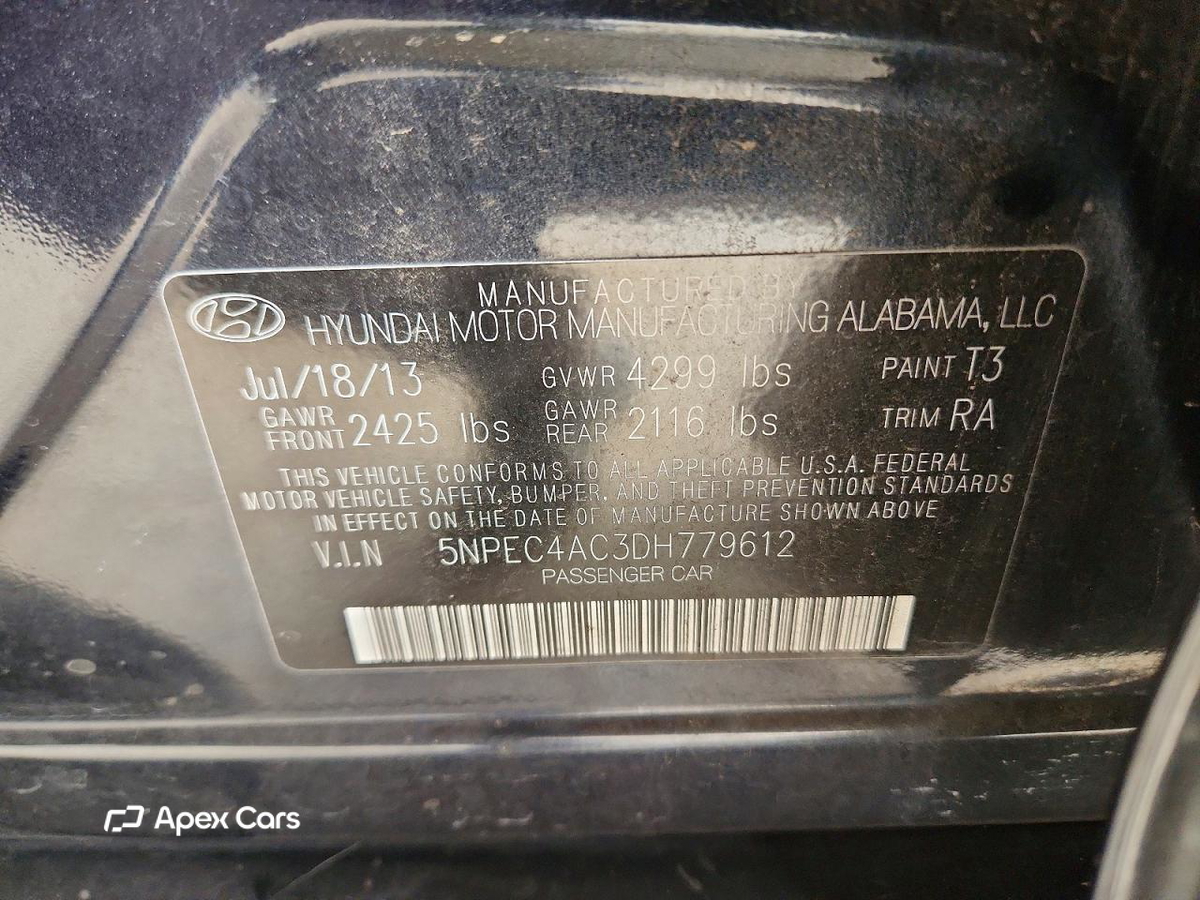 Hyundai Sonata 2013