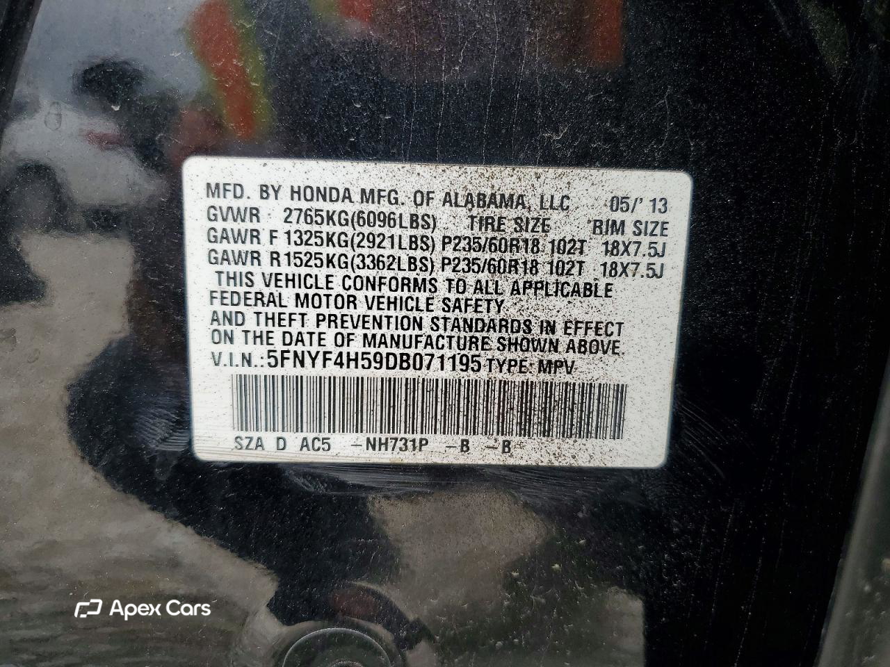 Honda Pilot 2013