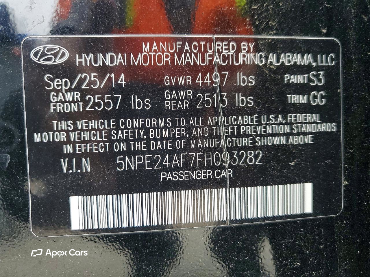 Hyundai Sonata 2015