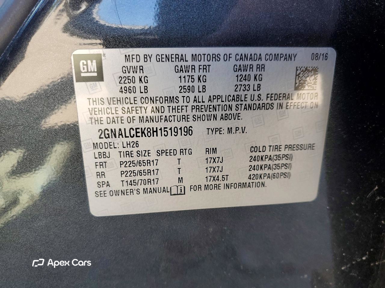 Chevrolet Equinox 2017