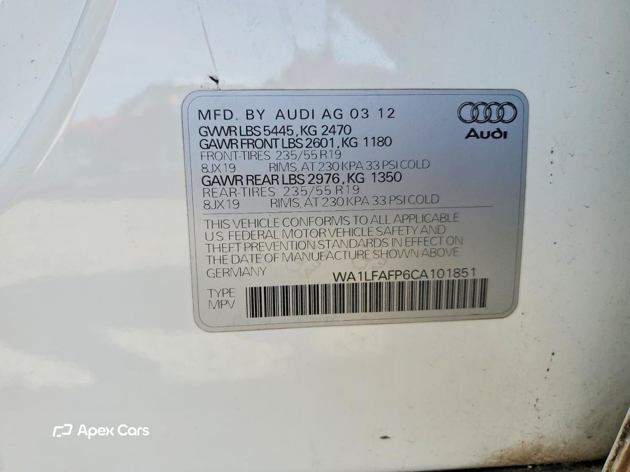 Audi Q5 2012