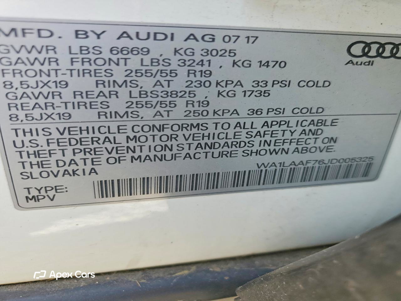 Audi Q7 2018