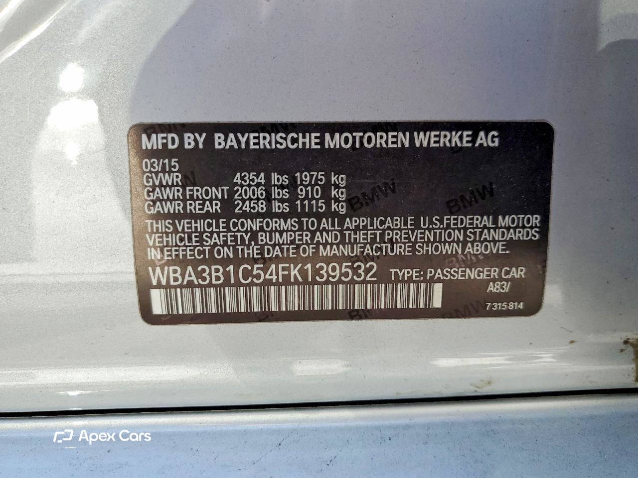 BMW Series 3 2015