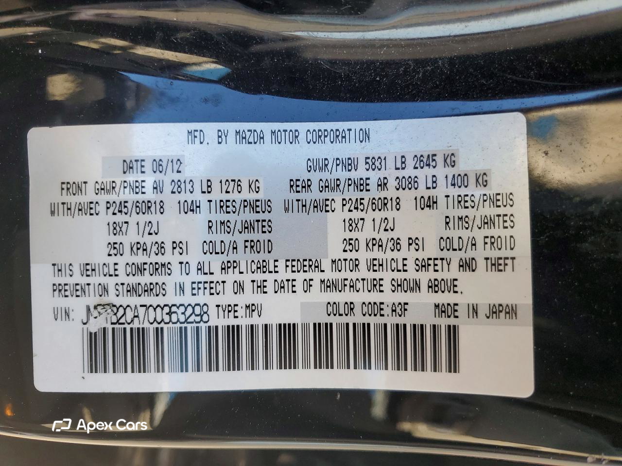 Mazda CX-9 2012