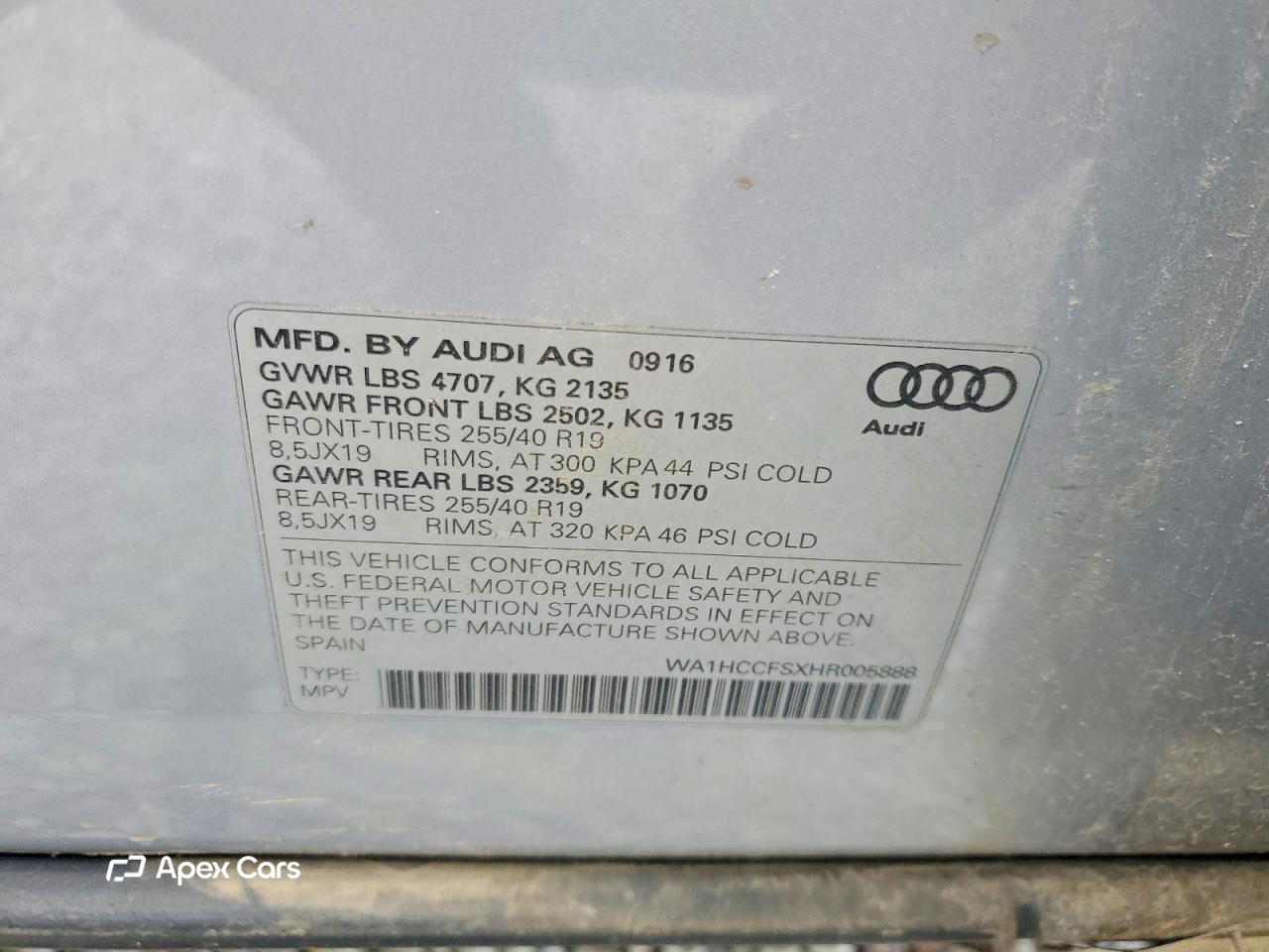Audi Q3 2017
