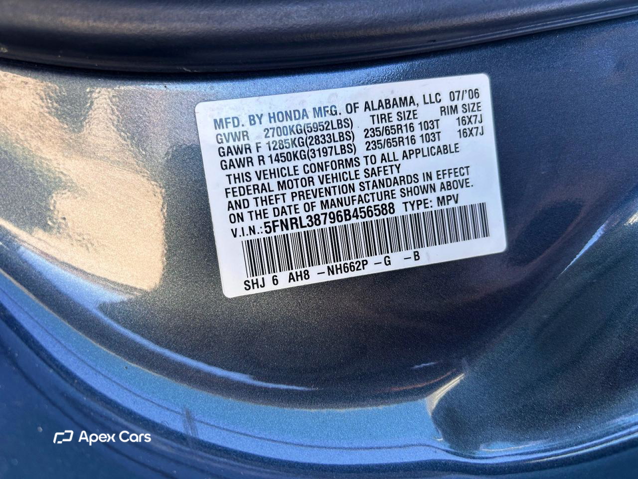 Honda Odyssey 2006