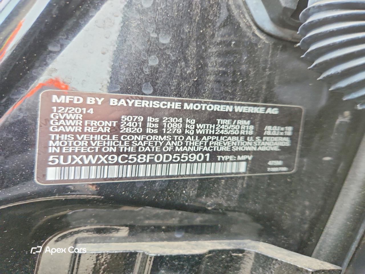 BMW X3 2015