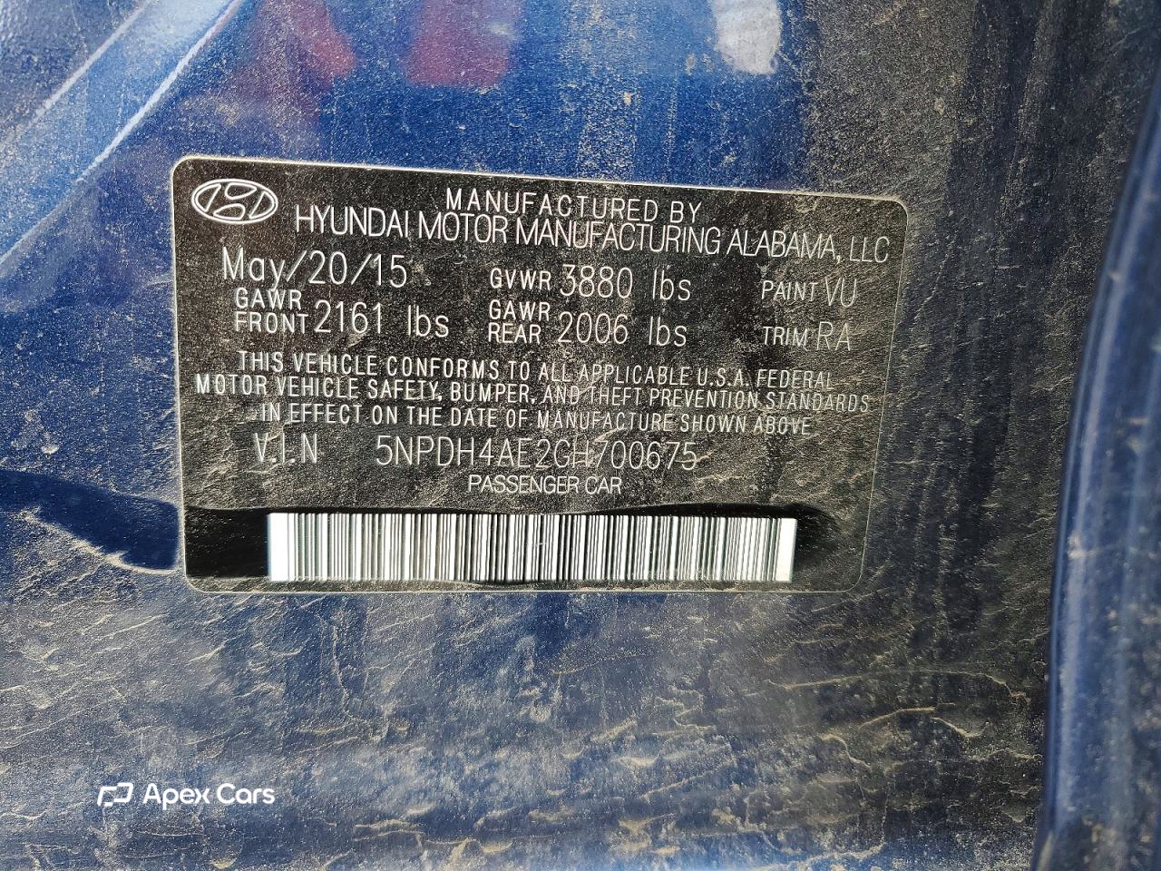 Hyundai Elantra 2016