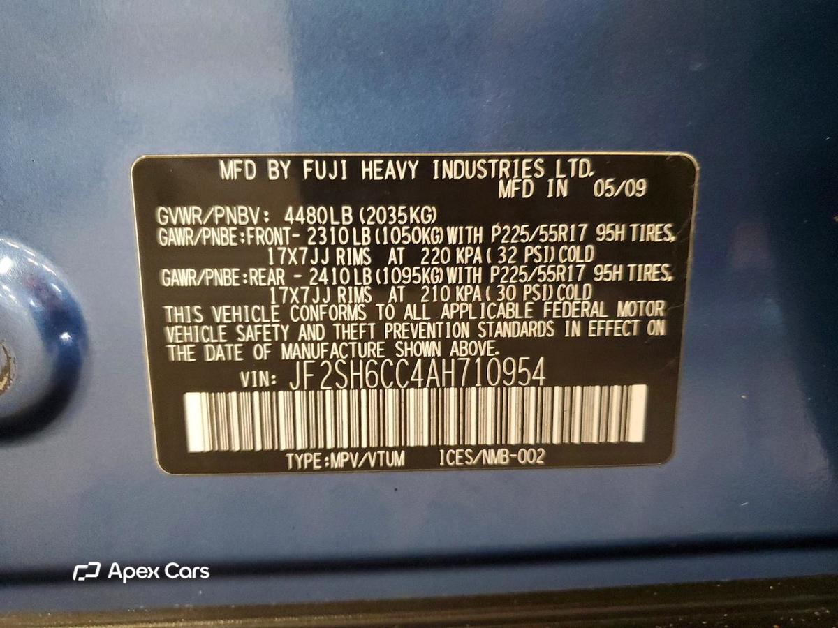 Subaru Forester 2010