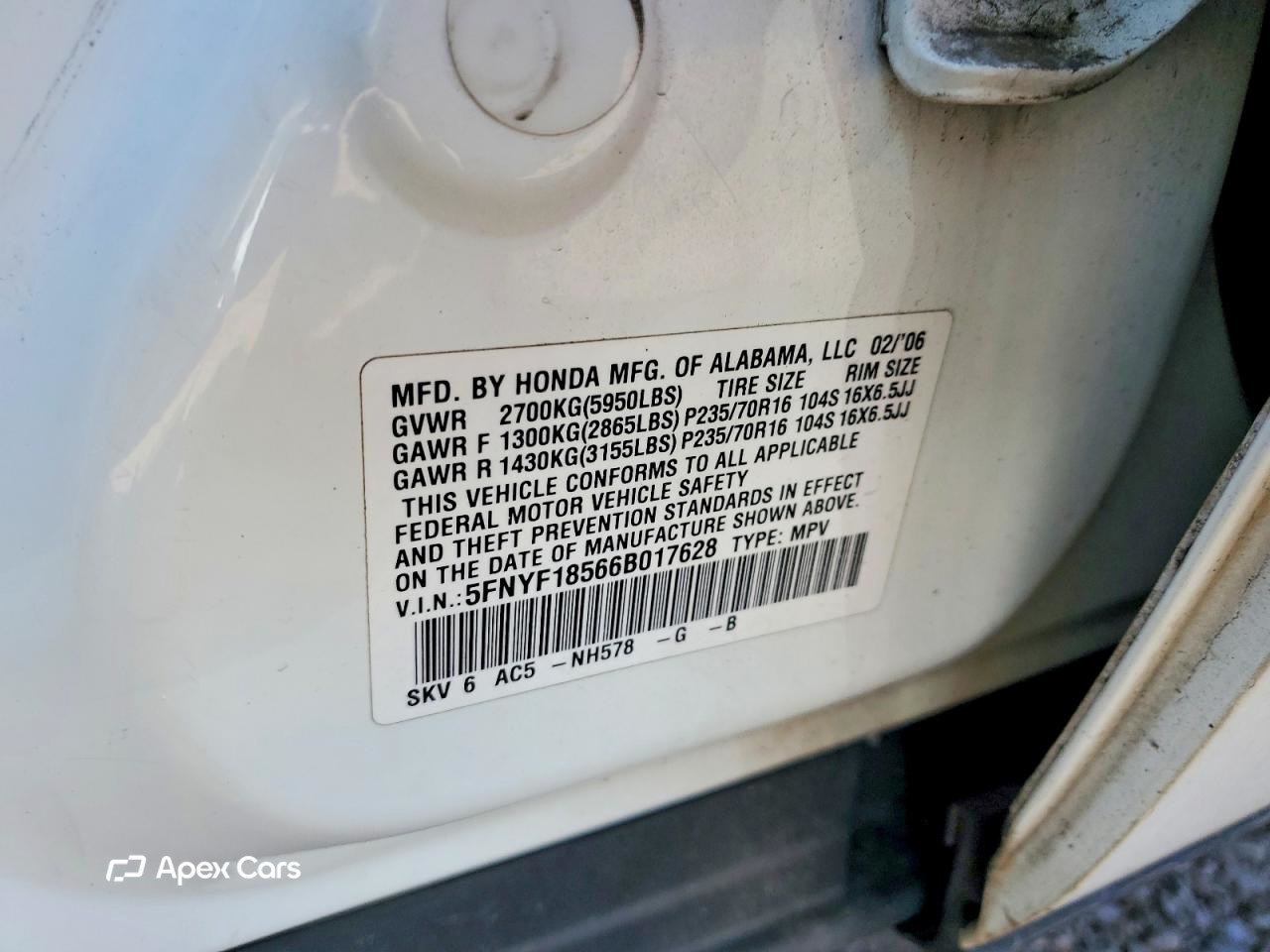 Honda Pilot 2006