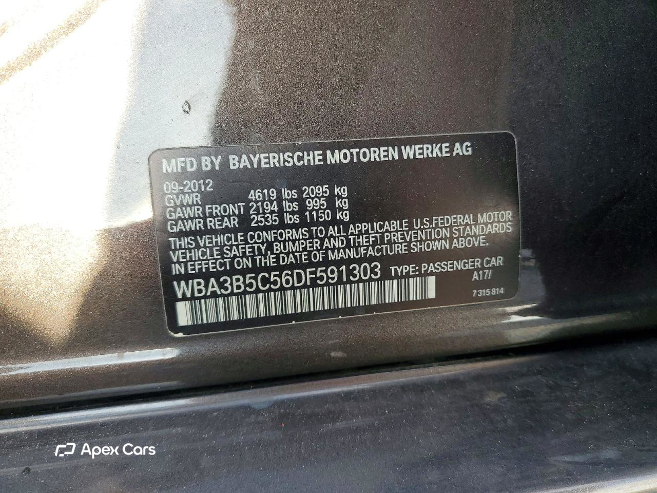 BMW Series 3 2013