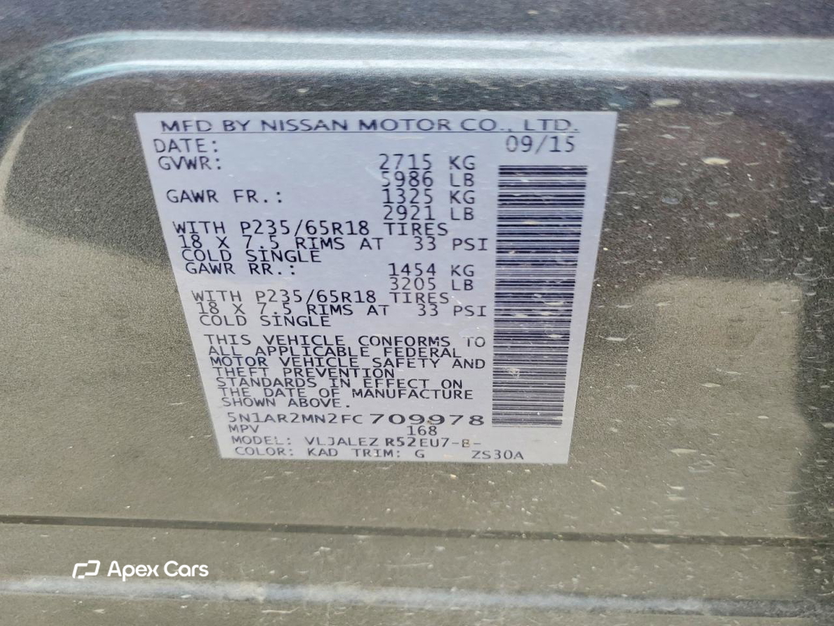 Nissan Pathfinder 2015