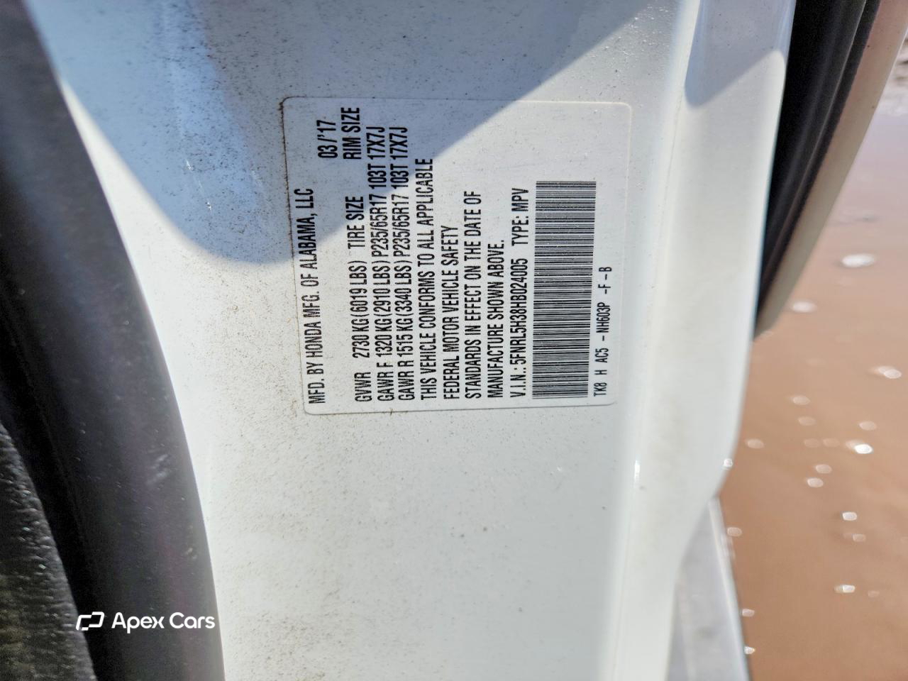 Honda Odyssey 2017