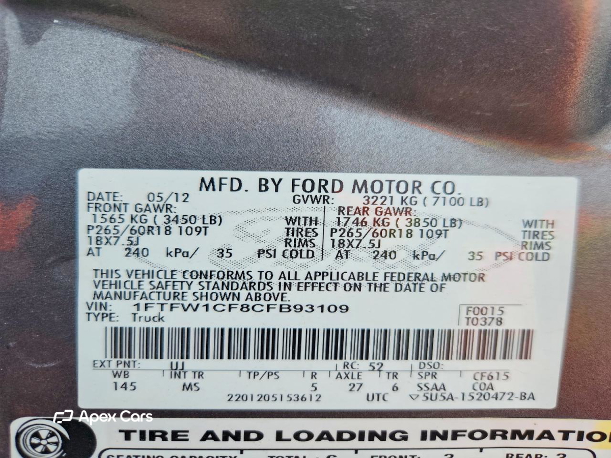 Ford F-150 2012